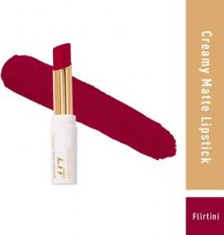 MyGlamm LIT Creamy Matte Lipstick(Flirtini, 3.7 g)