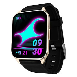 Fastrack New Reflex Beat+ Silicone Smartwatch Unisex Watch|1.69" UltraVU Display|500 Nits Brightness|60 Sports Modes|100+ Watchfaces|Upto 5 Days Battery (Black Dial Black Colored Strap)