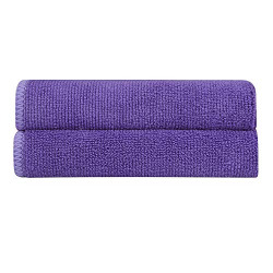 Bathla Spic & Span Multi Purpose Micro Fiber Cleaning Cloth - 380 GSM: 60cmx40cm (Pack of 2 - Purple)