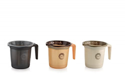 Nakoda plastic Pixel Mug 1500 Random, (Pack of 1), (Color May Vary), (15.4(D) x 14.5) cm, Plastic