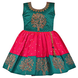 Wish Karo Baby Girls Frocks Dress-(fe2913rani_Rani_1-2yrs)