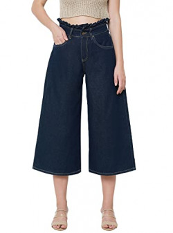 AKA CHIC Flare Fit Women Jeans (AKCB 1522_26_Dark Blue