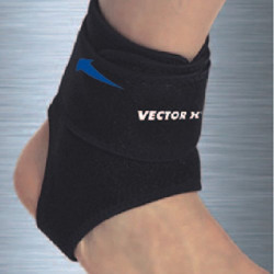 Vector X VNS-010 Neoprene Black Ankle Support (Size-XL)