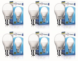 wipro Tejas 5w LED Bulb for Home & Office |B22 LED Bulb Base |Cool Day White Light (6500K)