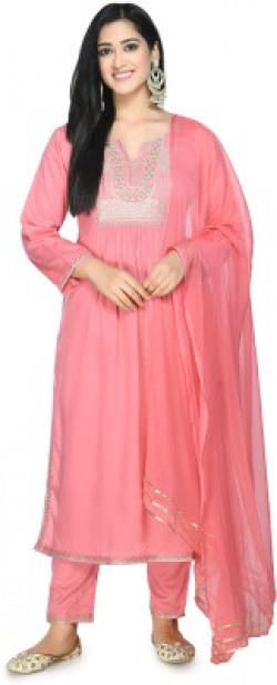 ZENIF Women Kurta, Pant And Dupatta Set