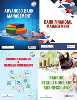 CAIIB - New 2023 Syllabus - IIBF - Compulsory Subjects - ABM + BFM + BRBL + ABFM - Set of 4 Books - Macmillan - 2023-24/Ed