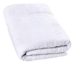 Kuber Industries 19x38 Inch Soft Cotton Hand/Face Towel for Men & Women | Lightweight Quick Dry & Absorbent 450 GSM Gym Towel for Men Workout Perfect for Everyday Use | White