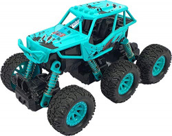 FunBlast Unbreakable Musical Rock Truck Toy - Friction Power Push and Go Crawling Toy for Kids|Boys-Multicolor