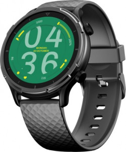 Fitshot Saturn 1.32-inch round CosmicDisplay 360*360 High Resolution with BT Calling Smartwatch(Black Strap, Regular)