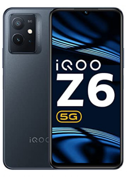 iQOO Z6 5G by vivo (Dynamo Black, 4GB RAM, 128GB Storage) | Snapdragon 695-6nm Processor | 120Hz FHD+ Display | Travel Adapter to be Purchased Separately