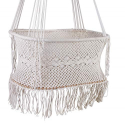 Kiddery Patsun | Hanging Cradle | All Natural Thread | 0-8 Months | White