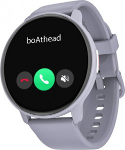 boAt Lunar Connect with ENx Technology for BT Calling & 1.28 HD Round Display Smartwatch(Grey Strap, Free Size)
