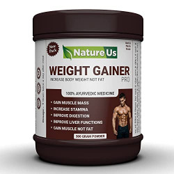Natureus Ayurvedic Weight Gainer Powder Mass Gainer Supplement For Men & Women 300 gram