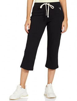 YOI Womens Easy Fit Capri, Black Beauty, Medium