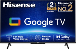 Hisense A6H 108 cm (43 inch) Ultra HD (4K) LED Smart Google TV with Hands Free Voice Control, Dolby Vision and Atmos(43A6H)