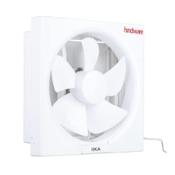 Hindware Ilka 200mm Exhaust Fan for Kitchen or Bathroom with Auto Dust Protection Shutter, Overload Protection and Powerful Air Suction For Odourless, Clean and Fresh Air (White)