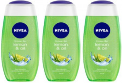 NIVEA Lemon & Oil Shower Gel - Pack of 3(3 x 250 ml)