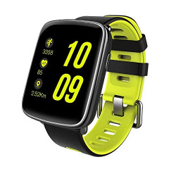 OPTA SB-160 Bluetooth Smartwatch with C All and Phonebook Function HD Large Color Display Health Monitoring Medium (Black and Green)