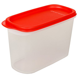 Tupperware Plastic Smart Saver with Lid - 1.1 L, Red