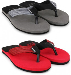 Mediwalk Mens Comfortable Trending Latest Premium Slippers (Pack Of 2) Slippers(Multicolor 6)