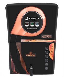 Kinsco Aqua Wave With Led Dispaly Active Copper +Mineral+ RO + UV + UF + TDS Adjuster Water Purifier Dispenser Machine (With Free Pre Filter)