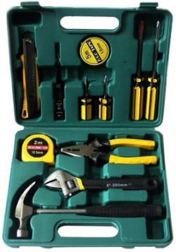 MFORALL 12in1 Plastic All in One Screw Driver, Cutter and Pliers Home Tool Box Kit Power & Hand Tool Kit(12 Tools)