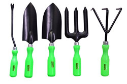 Visko 603 5 Pc Garden Tool kit (Green Handle).