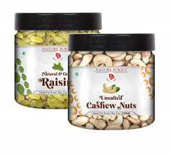 "Nature Purify 500g Dry Fruits Combo Pack of Premium " (Kishmish & Cashew nuts 250gm)