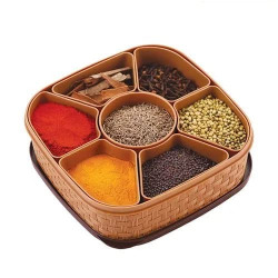 Gadget Deals Masala Box - Dabba for Keeping Spices | Spice Box for Kitchen | masala box for kitchen | Masala Container|spice box - plastic -masala container for kitchen