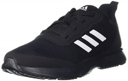 Adidas Men Rubber Adi Rush M Running Shoes CBLACK/FTWWHT (UK-6)