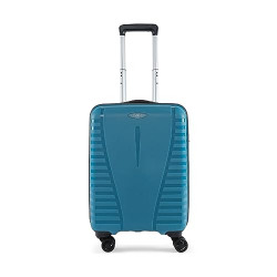 Aristocrat Airpro Cabin 55 Cm(Small) Polypropylene 360 Degree 8 Wheels Trolley Bag for Travel Hard Case Luggage, Lightweight with Combination Lock & Robust Trolley with 7 Yrs Warranty (Teal Blue)