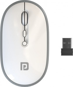 Portronics Toad II Dual Connectivity with Adjustable DPI Button Wireless Optical Mouse(2.4GHz Wireless, Bluetooth, Grey)