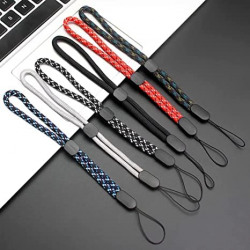 SHOPVILLA Multipurpose Hand Wrist Strap - Adjustable Nylon Wristlet Straps Keychain String for Case Holder Compatible with Cellphone, Keys, Cameras, ID & USB Flash Drives (Pack of 6) - Multicolor
