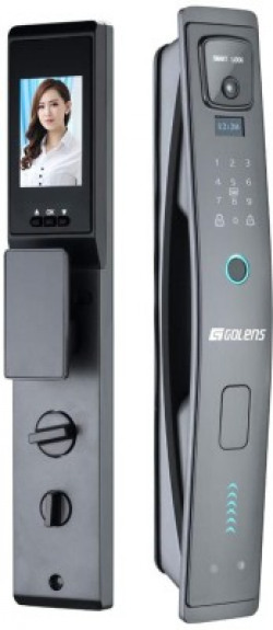 GOLENS X1 Smart Lock With Camera Full Automatic Lock Fingerprint, RFID Card, PIN, WiFi Smart Door Lock
