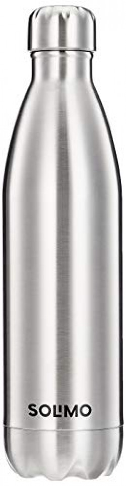 AMAZON BRAND - SOLIMO STAINLESS STEEL INSULATED FLASK 24 HOURS HOT AND