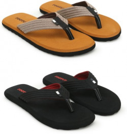 Footup 2 Pairs EVA Ultralightweight Premium Comfort Slippers for Men Slippers Slippers(Multicolor 6)