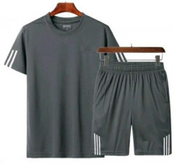 APRILLA Striped Men Track Suit