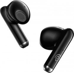 PTron Bassbuds Xtreme Earbuds With Game Mode, 32hrs Playtime, Pinch Control Bluetooth Headset(Grey & Black, In the Ear)