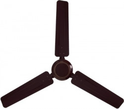 LUMINOUS Josh Eco Star-rated BEE Certified Energy Efficient 52-Watt High Speed 1 Star 1200 mm 3 Blade Ceiling Fan(Brown, Pack of 1)
