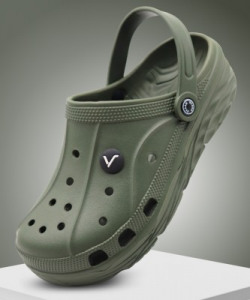 Svaar Men Olive, Green Clogs