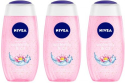 NIVEA Water lily & Oil Shower Gel - Pack of 3(3 x 250 ml)