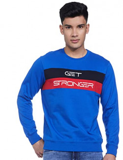 Parx Men's Full Sleeve Regular FIT Dark Blue Casual Sweatshirt