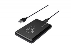 Time Office Plug and Play USB RFID Card Reader for Attendance and Access Control (13.56 MHz)