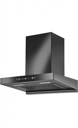 Stylish Dune 60 cm auto clean With motion senser chimney 1200 section Function as Kitchen Chimney for Home pluse instolation kit +pipe