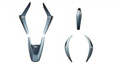 Mahabir Chrome Garnish Kit for Access 125 cc with 5 Year Warranty