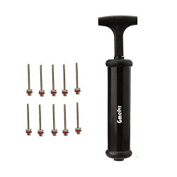 Gmefvr Sports Football, Volleyball, Basketball, Rugby, Balloon Air Pump with 10 Nozzle Pin (Multicolour)
