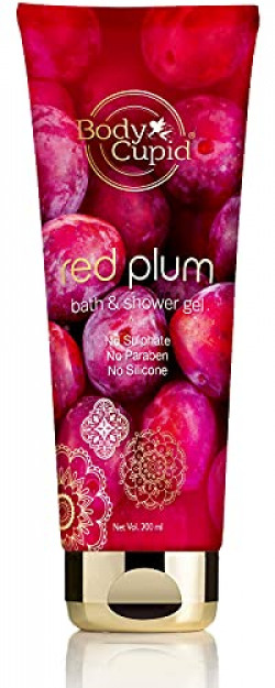 Body Cupid Red Plum Shower Gel - No Sulphate, No Paraben - 200 mL | Pack of 1