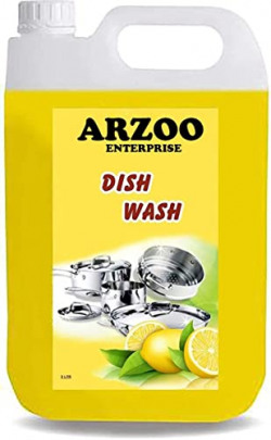ARZOO ENTERPRISES Dishwash Liguid Gel 5 Liter, Dish Cleaning Gel, Dishwash Liquid for Tough Utensils