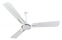 Havells 1200mm Ambrose Energy Saving High Speed Ceiling Fan|Premium Finish, Deco.Fan, Elegant Looks, High Air Delivery, 100% Pure Copper Motor|2 Yr Warranty by Brand | (Pack of 1, Pearl White Wood)
