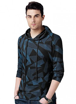 EYEBOGLER Mens Cotton Regular Fit T-Shirt Blue